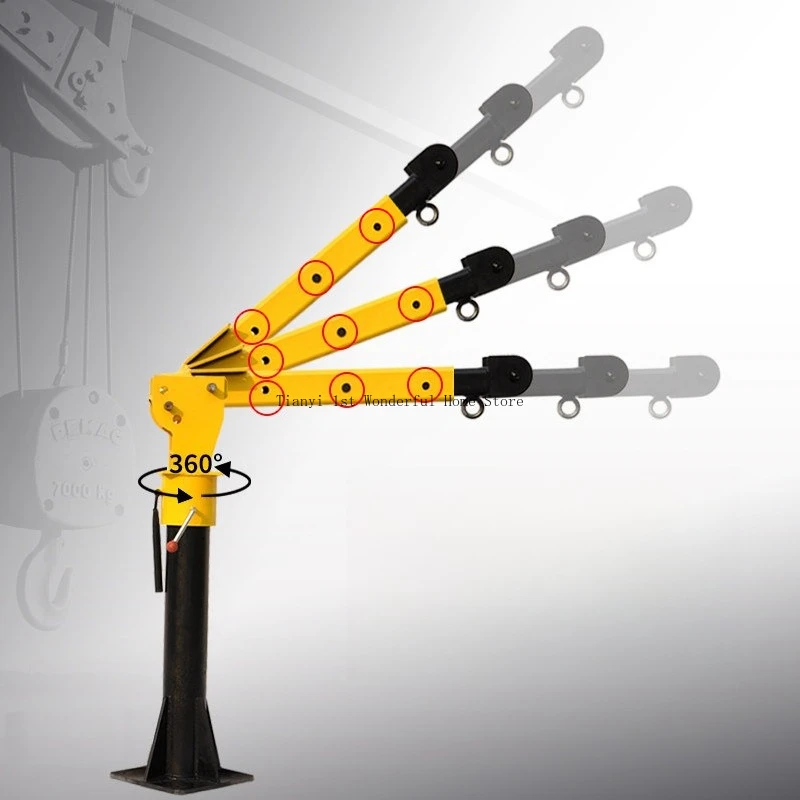 

Промышленные портативные подъемные краны для строительных работ и складского бизнеса, тяжелые грузоподъемные краны Gratar MH40QZJ