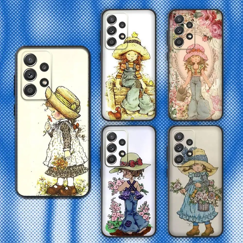 

Sarah Kay Pattern Phone Case For Samsung S25,S24,S21,S22,S23,S30,Ultra,S20,Plus,Fe,Lite,Note,10,9,5G Black Cover
