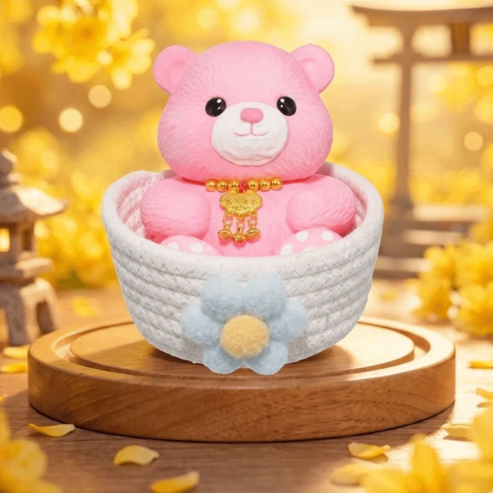 Cute Little Bear Little Bear Squishy Toy Slow Rising Slow Rebound Fidget Toy Cartoon Squeeze Toy Holiday Present
