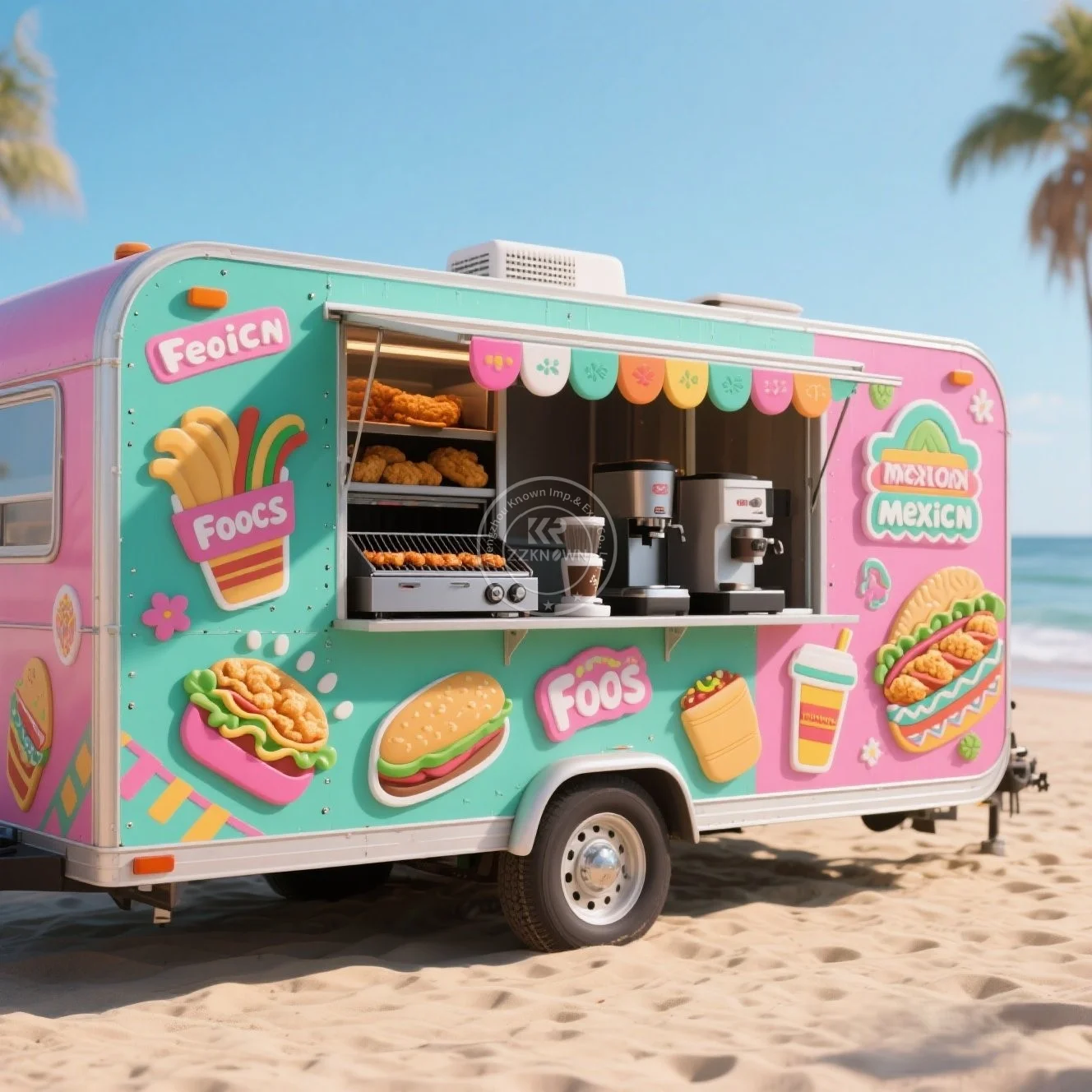 

Прицеп для еды на заказ, США, одобренное DOT, качество, заводская постройка, индивидуальный размер, тележка для закусок для пиццы, концессионный грузовик для еды