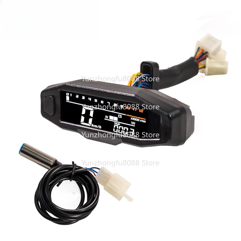 Motorcycle Instrument Modification General Liquid Crystal Electronic Multi-function , Rotational Speed Oil Meter Assembly