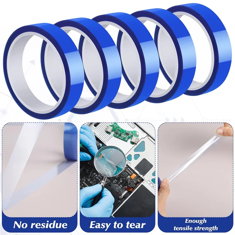 

AC23-5 Rolls Heat Resistant Tape 20Mm X 30M (98Ft) Sublimation Tape , Heat Transfer Tape For Sublimation Printer Electronic