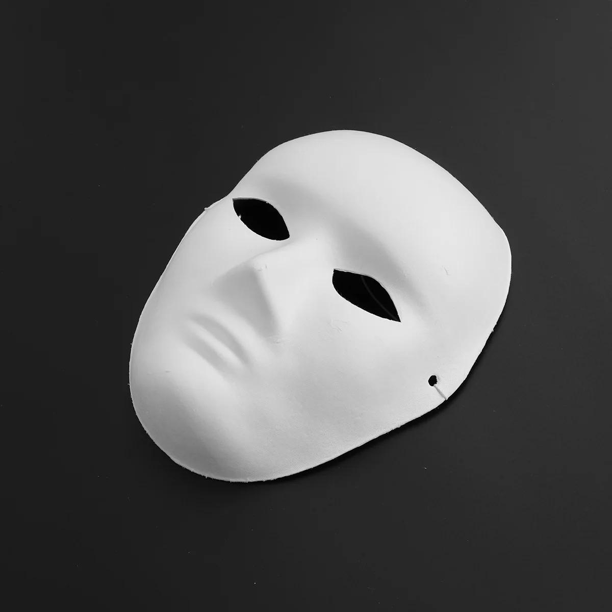 Masker Putih Kosong untuk Melukis Wajah Pulp Diy Kerajinan Edukasi Anak Desain Cerah Pita Elastis Nyaman Dipakai