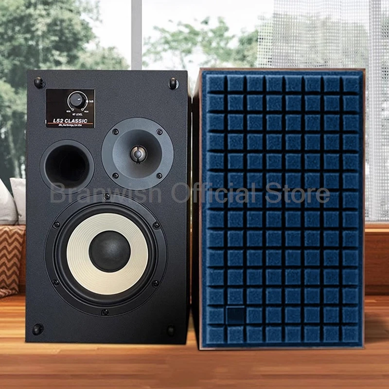 

2-Way Bookshelf Speakers 10-75W Loudspeaker HiFi 5.25 Inch Pure Pulp Woofer 4ohm Classic Audio For Home Theater PC Gamer 1 Pair