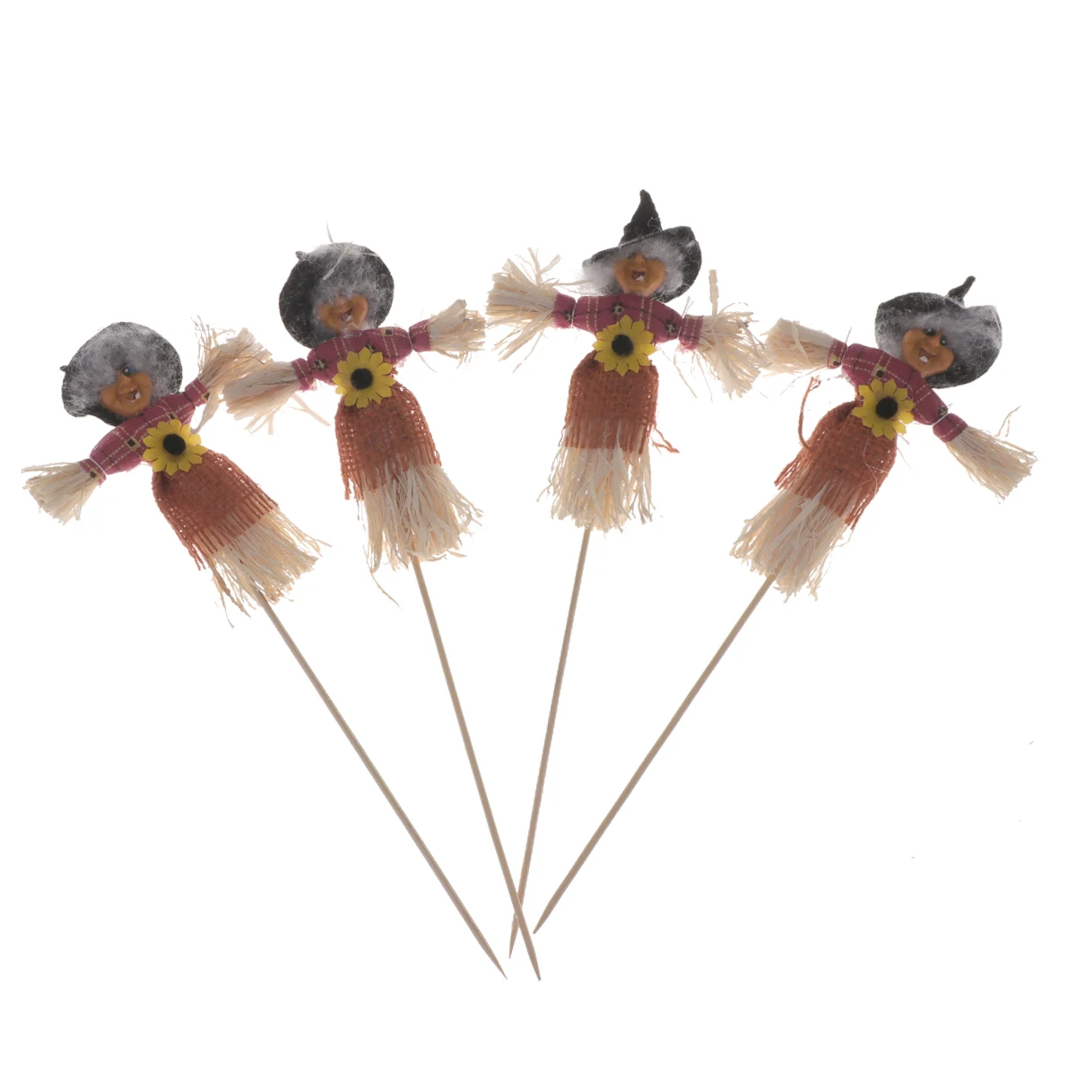 

4pcs High Quality Halloween Scarecrow naments Home Classroom Layout Decoration Supplies Decoration Home Straw Stylish