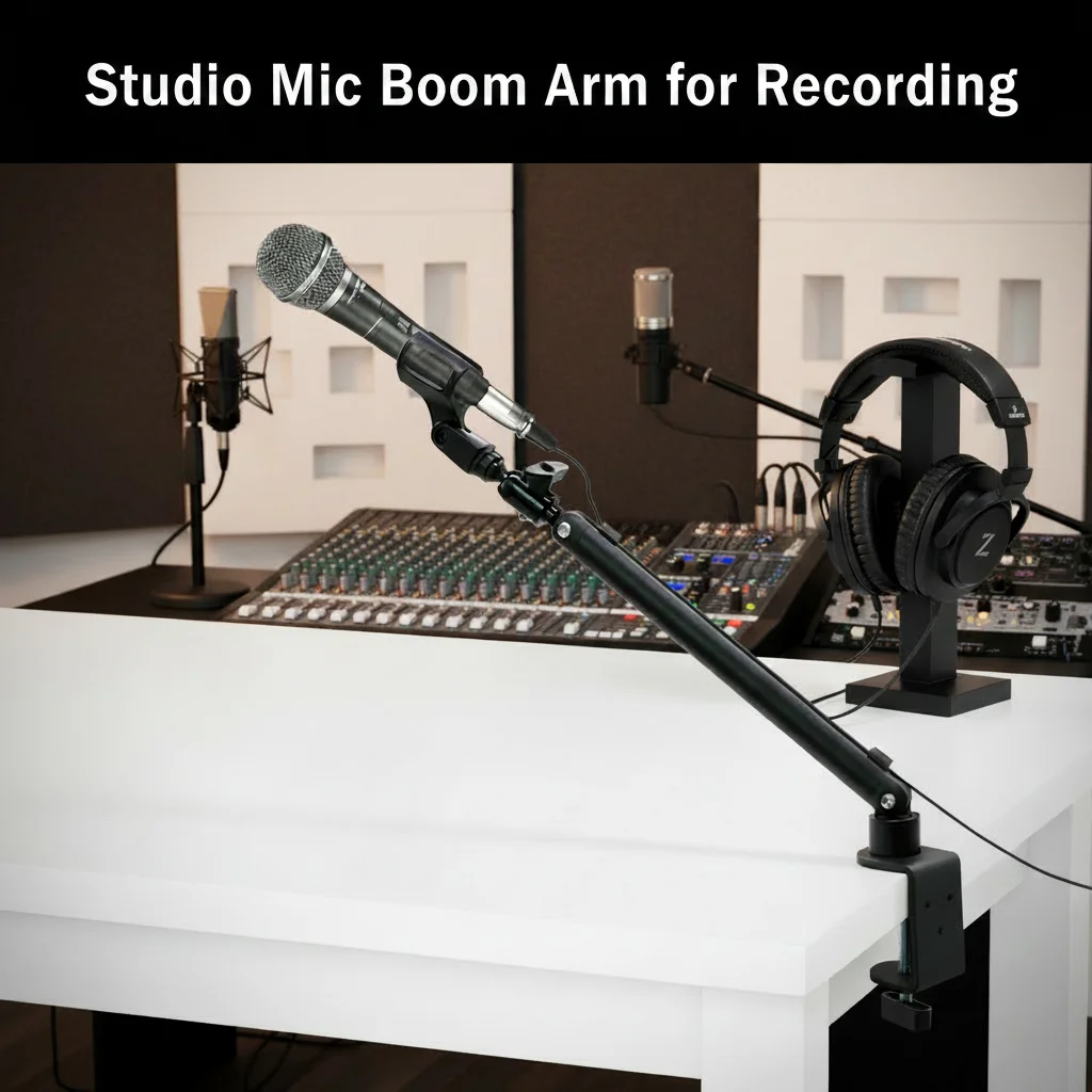 Recording Studio Broadcast Boom Arm - Statif Boom Arm Mikrofon Heavy Duty