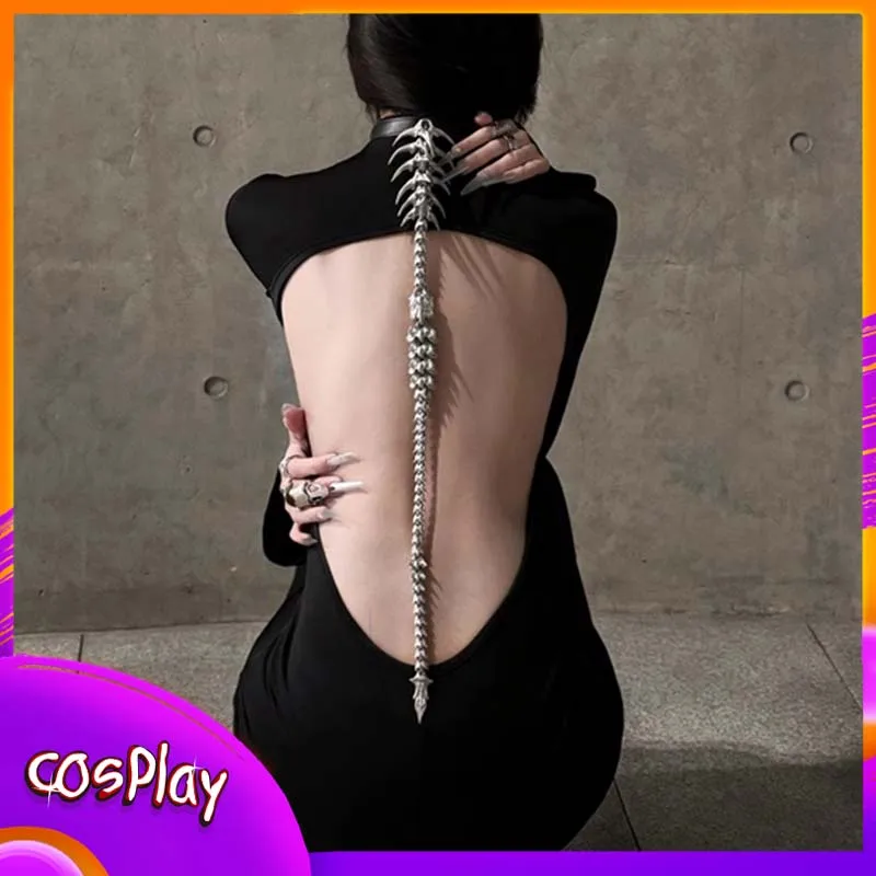 

The Punk Gothic Large Dragon Spine Accessory Cosplay Costumes For Men And Women'S Carnival Halloween Party Bar Props Adult Gift