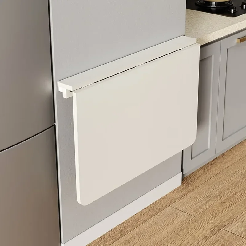hanging folding  by wall floating desk kitchen small board hidden eating dining