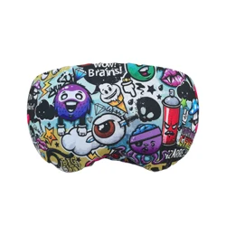 Varietà di disegni copertura elastica per specchietto da sci Drop Shipping copertura per lenti per occhiali da Snowboard in microfibra