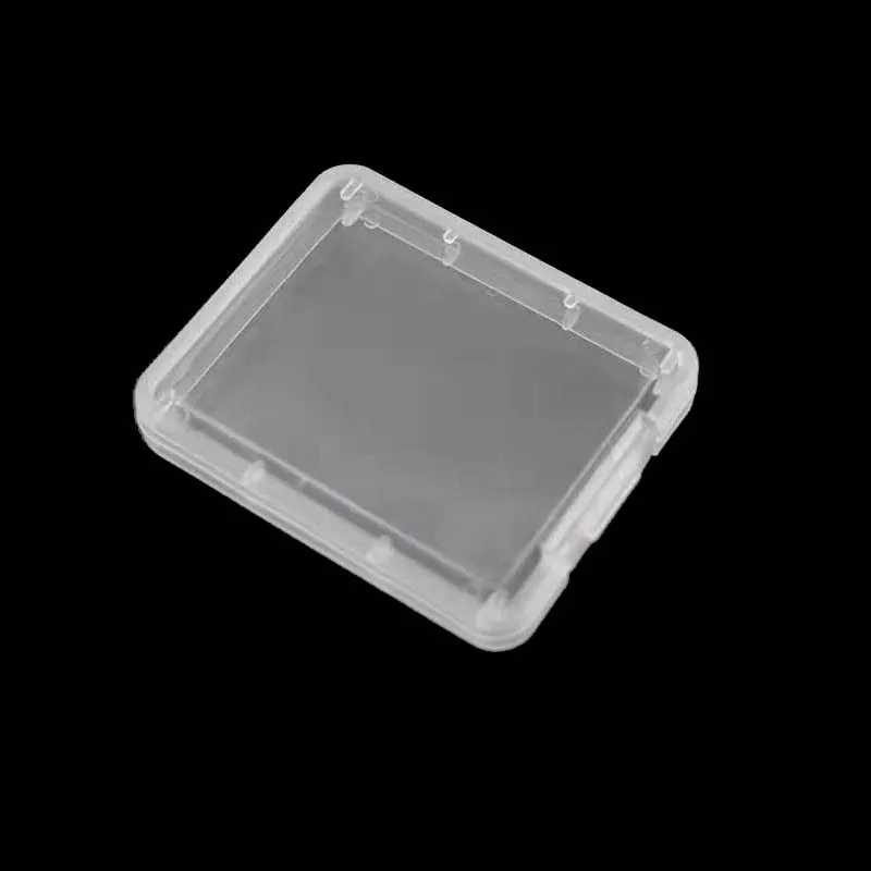 1 Pc Transparent SD TF CF Memory Card Storage Box Holder Box Protective Case Portable Anti-loss Memory Card Clear Plastic Case