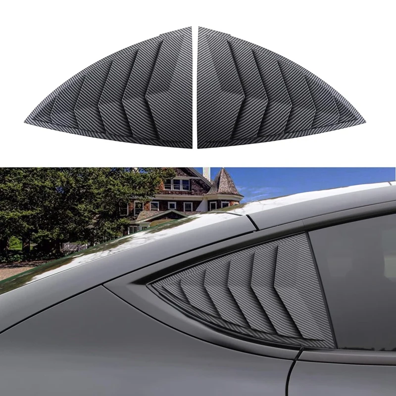 

2Piece Model Y Side Window Louver Cover Sport Style Replacement Accessories For Tesla Model Y 2021 2022 2023 Accessories