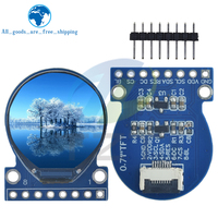 TZT TFT Display 0.71 Inch TFT LCD Display Module Round RGB 160*160 GC9A01 Driver 8PIN SPI Interface 160x160 PCB For Arduino