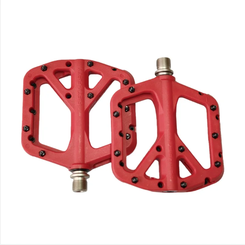 FIFTY-FIFTY MTB Bike Pedals, Non-Slip MTB Nylon Composite Pedal, 9/16