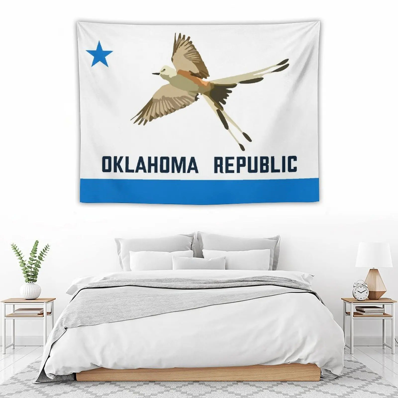 

Oklahoma Republic Tapestry Decor Home Wall Decor Hanging Decoration For Bedroom Tapestry