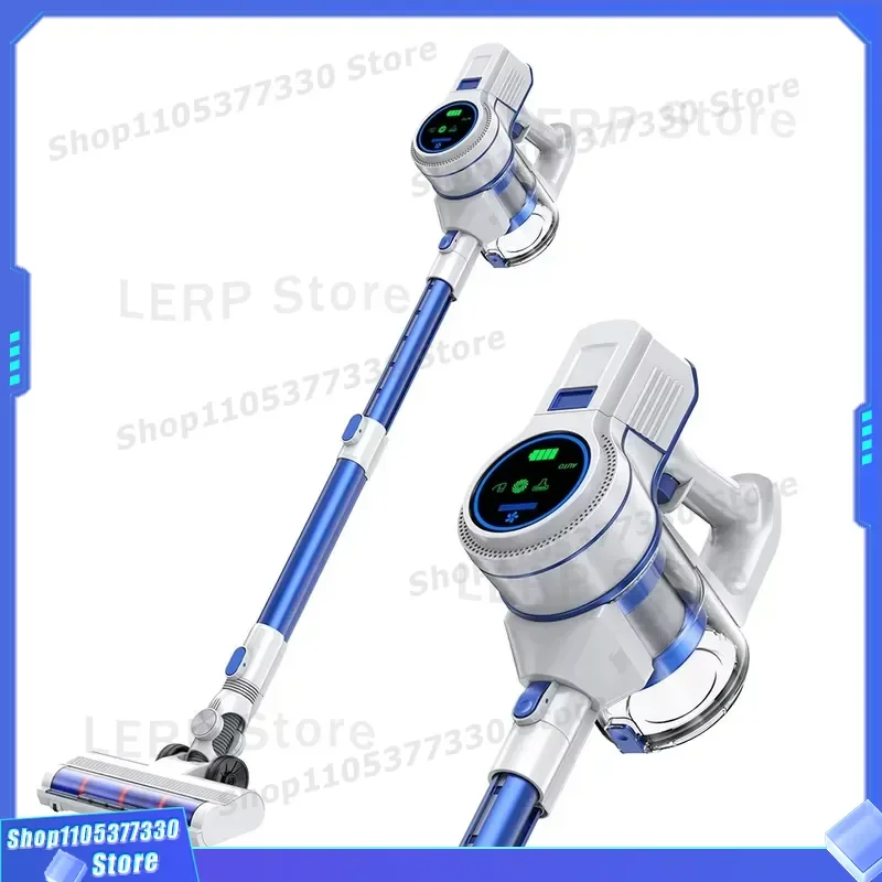 Portable Cordless Handheld Vacuum Cleaner with LED Display for Floor Cleaning Lightweight Home Appliance Dust Collector LED