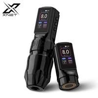 Xnet Titan Max-máquina de tatuaje inalámbrica, pluma rotativa, Motor Sin Núcleo, batería de pantalla táctil multifunción de 2400m, 1-12V para cuerpo de artista