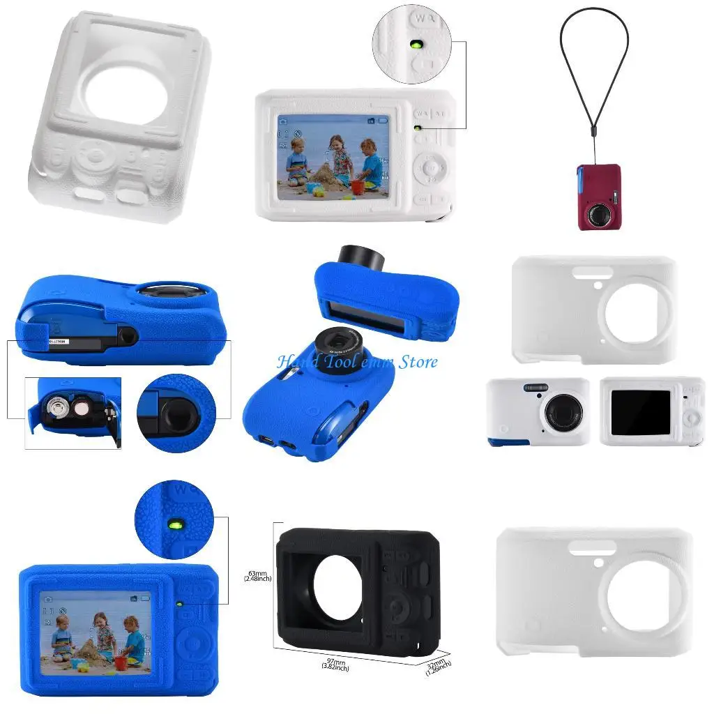 

H37F Tailored Silicone Shield for FZ45 Digital Camera Enhances Hold Scratches Proof