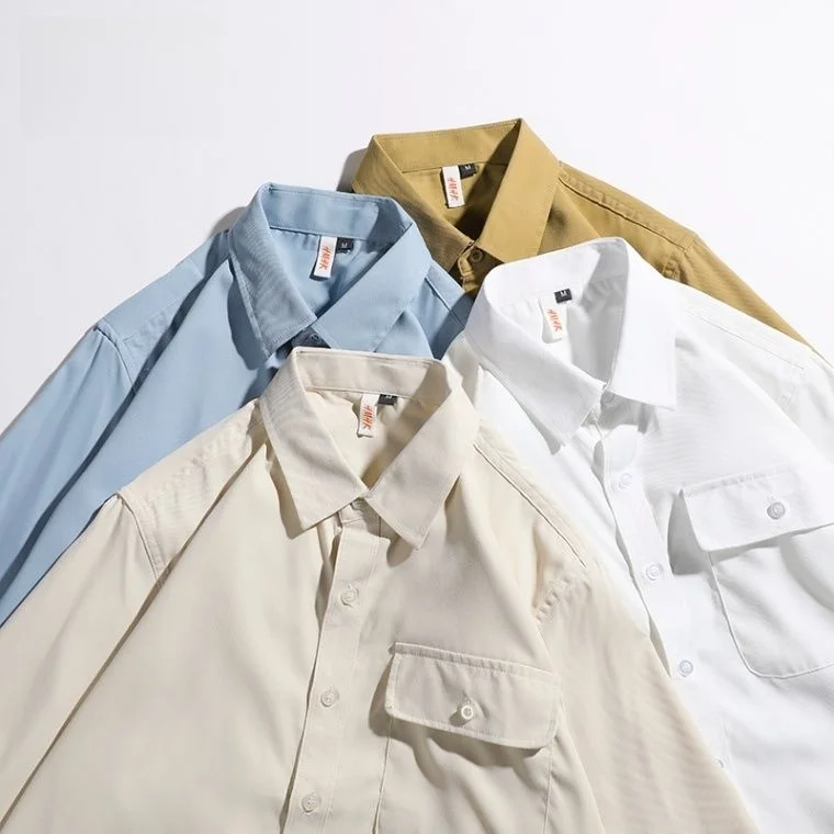 

Ретро-японская свободная повседневная рабочая одежда в стиле ретро, мужская весенне-осенняя новая модная однотонная универсальная верхняя одежда, трендовая