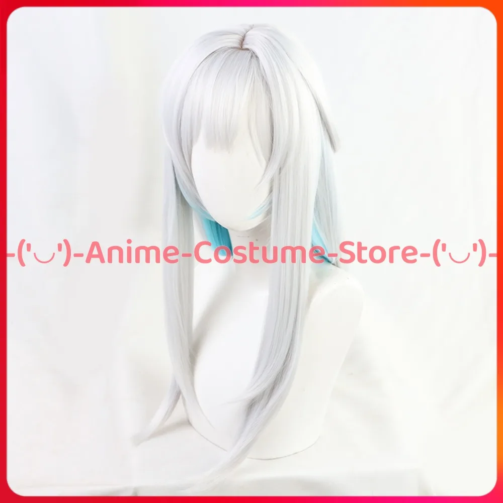 فرسان روزماري Ch 6 شعر مستعار تأثيري مع آذان لعبة شخصية هالوين كرنفال زي حفلة الباروكات مقاومة للحرارة الشعر الاصطناعية