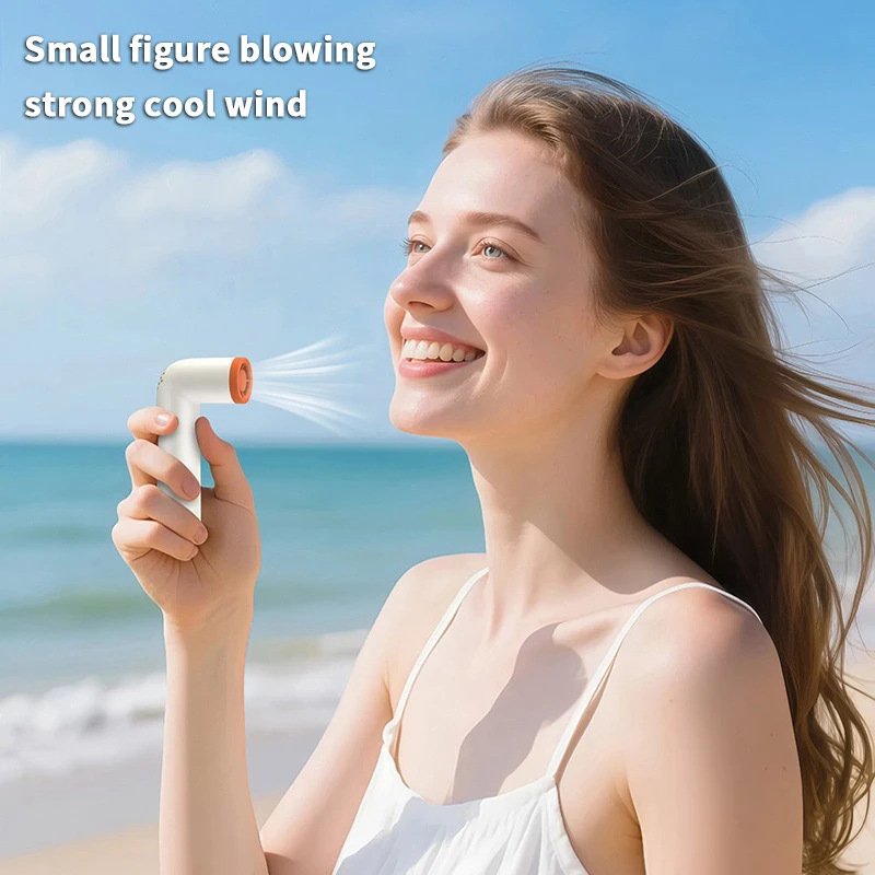 

Мини-скоростной портативный вентилятор с выходом ветра высокой мощности — бесщеточный формат маленькой настольной пушки Wind Cannon