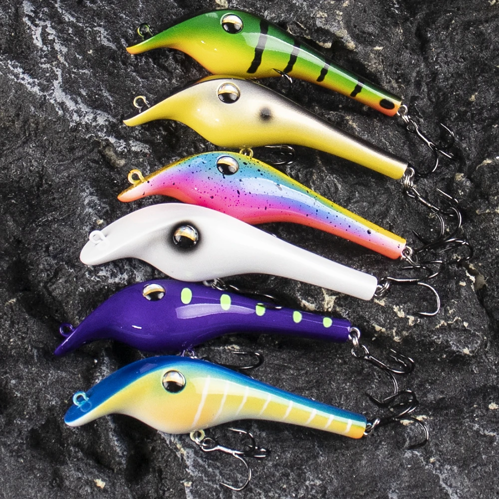 Chan's Huang 9CM Mini Sinking Jerkbait Angelköder Wobbler Schwimmender kleiner künstlicher harter Babyköder Hecht Moschus Killer Tackle – Detail 1