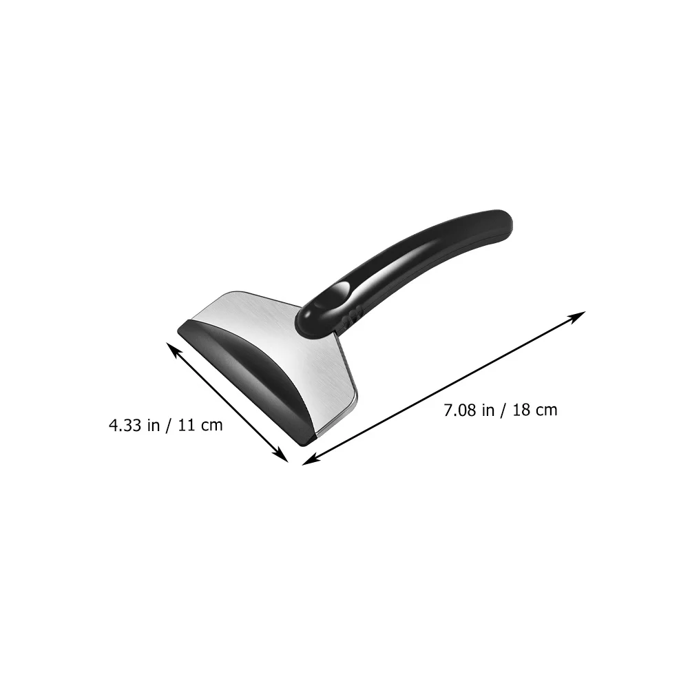 

6pcs Stainless Steel Snow Shovel Ice Scraper Windshield Remover Durable Anti Freeze Handle Effort Saving Arc Design Car House