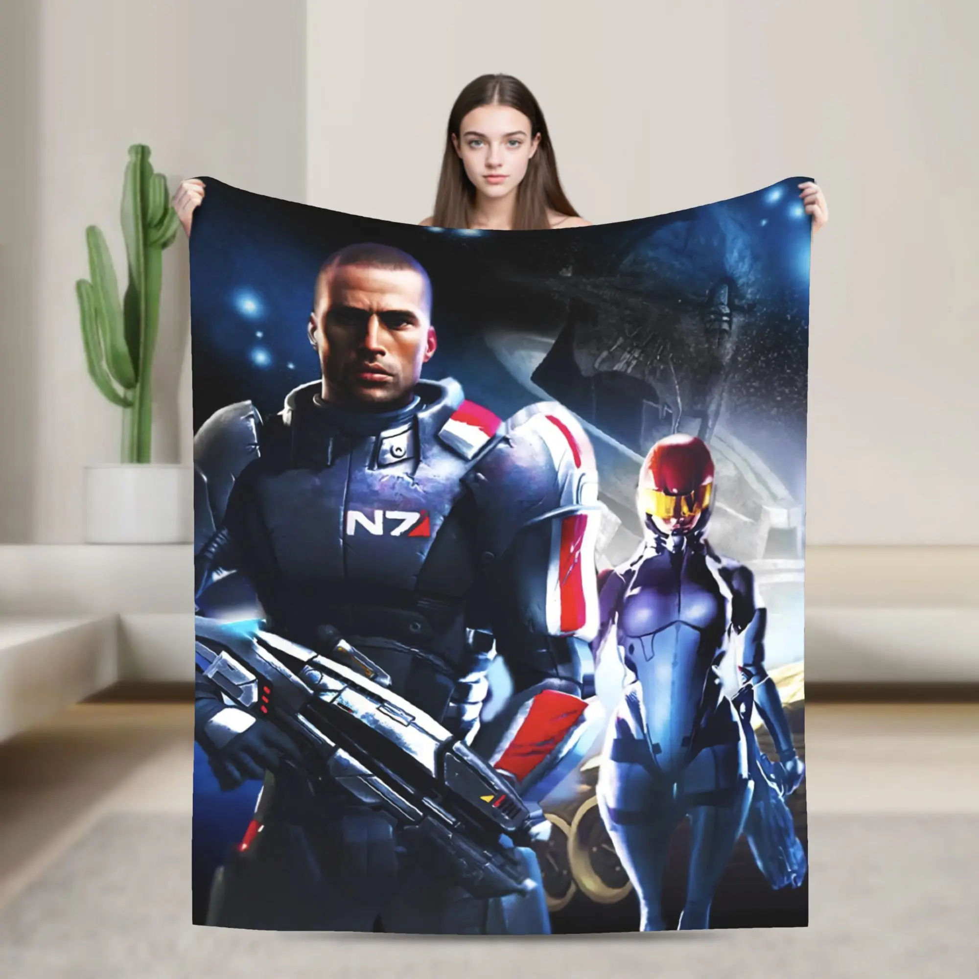 

Effect Mass Game Flannel Throw Blankets Blanket for Bed Car Super Soft Bedroom Quilt