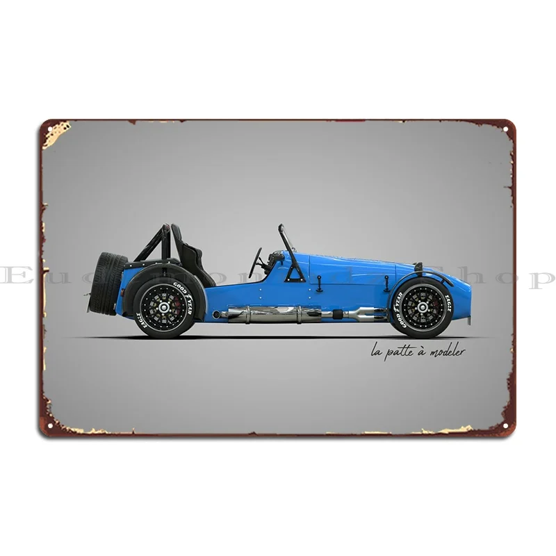 Caterham Lotus Super Seven Metal Plaque Poster Wall Cave Garage Vintage Create Living Room Tin Sign Poster