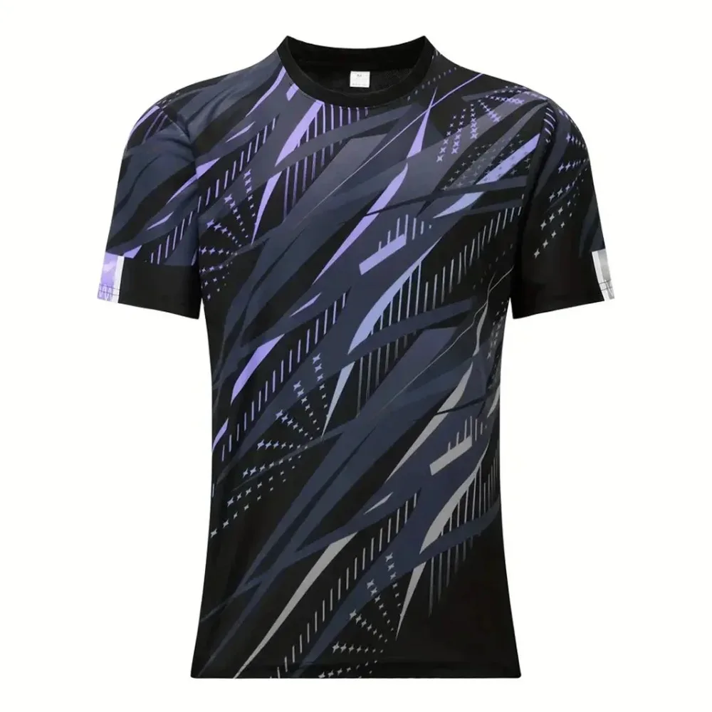 

Summer Men's T-Shirt Casual Fitness Quick Dry Clothes Shirt Short Sleeve Fashion 3D Print Overszied Clothing Outdoor Sportwear