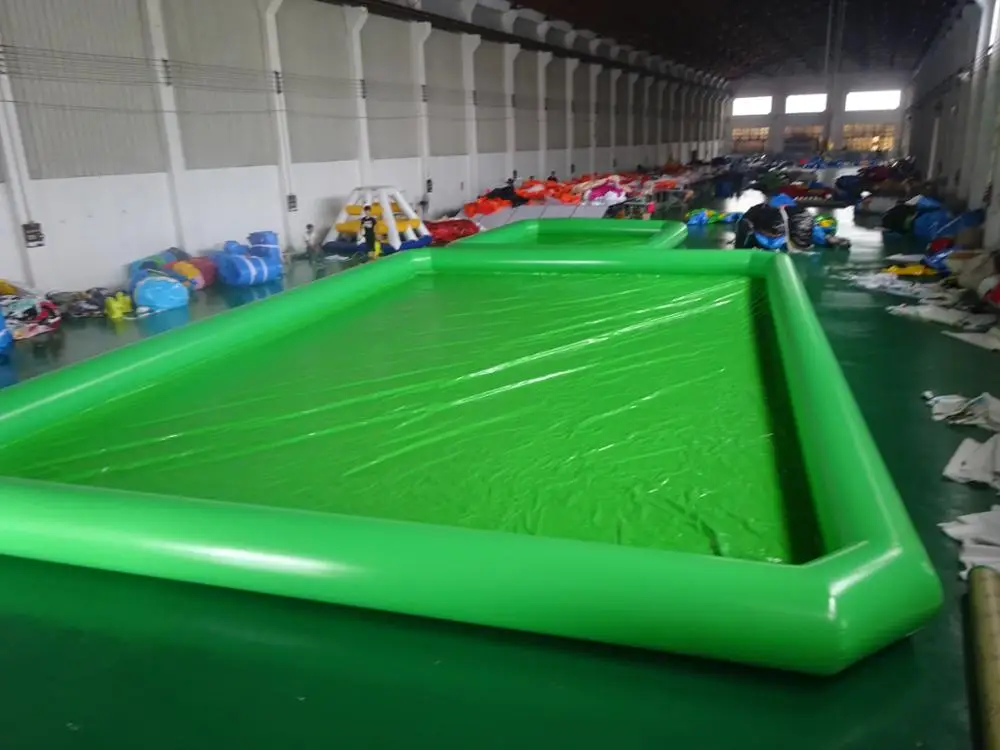مادة PVC للأطفال والكبار فوق حمام السباحة الأرضي في الهواء الطلق حمام سباحة قابل للنفخ حديقة مائية للبيع #2