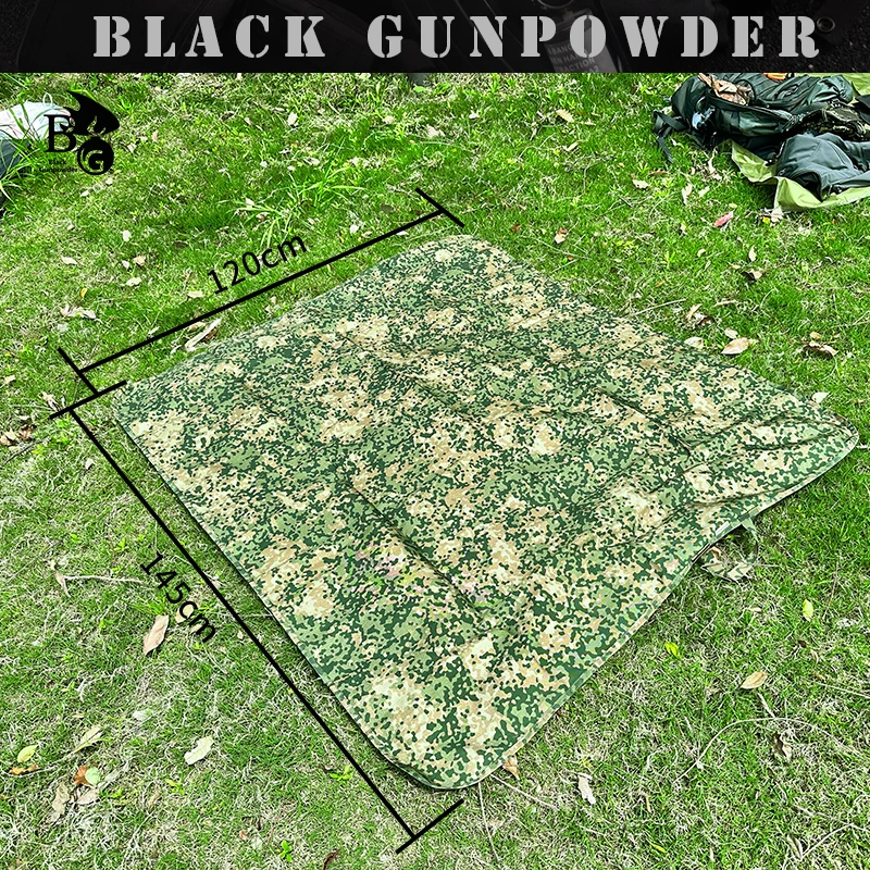 Dutch camouflage single person folding flame retardant, waterproof, moisture-proof, scratch adhesive outdoor camping lawn mat