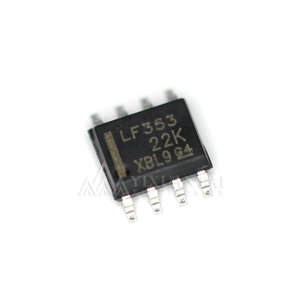 100-1000pcs/lot LF353DR Free shipping LF353  IC OPAMP JFET 2 CIRCUIT 8SOIC  100% original