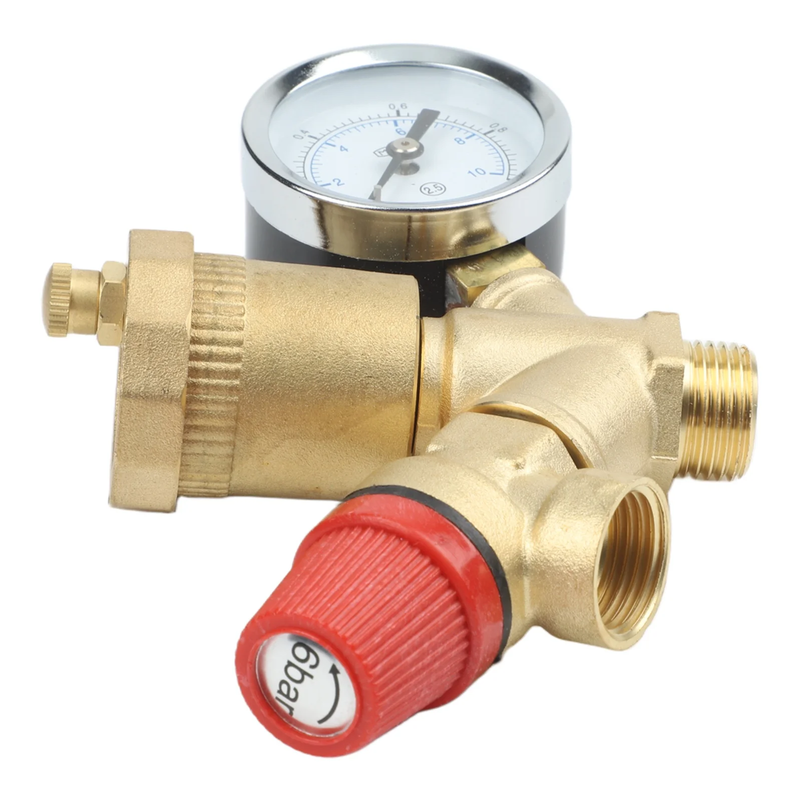 

DN 25 Brass Valve Boiler Safety Group with Pressure Gauge and Quick Bleeder for Optimal Heating System Functionality