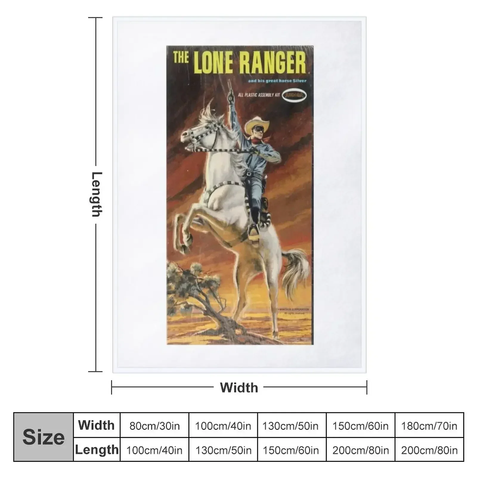 Lone Ranger Throw Blanket