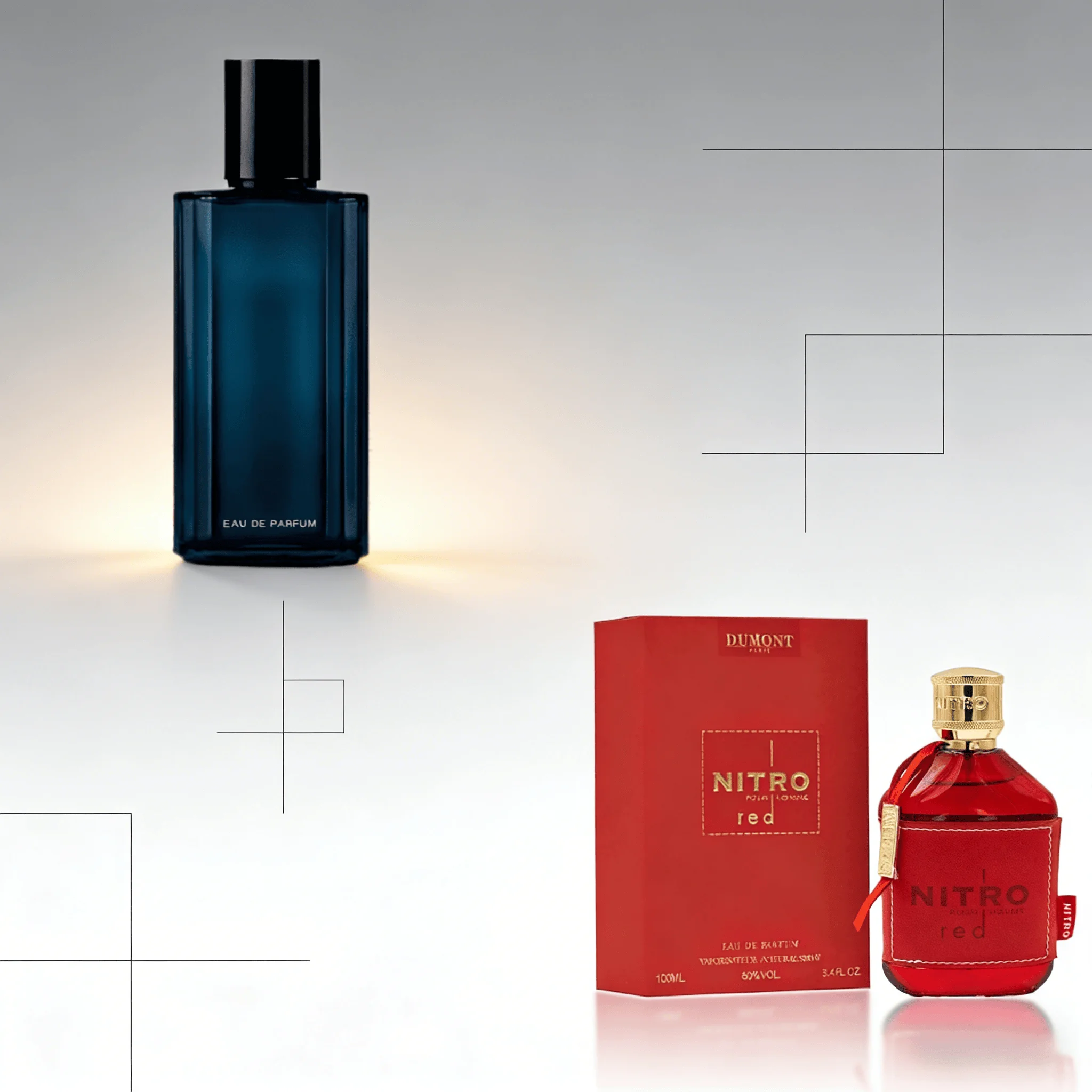

Dumont NITRO RED Eau de Parfum for Men - Fruity, Woody & Floral Fragrance & Cool Water For Man EDP Intense