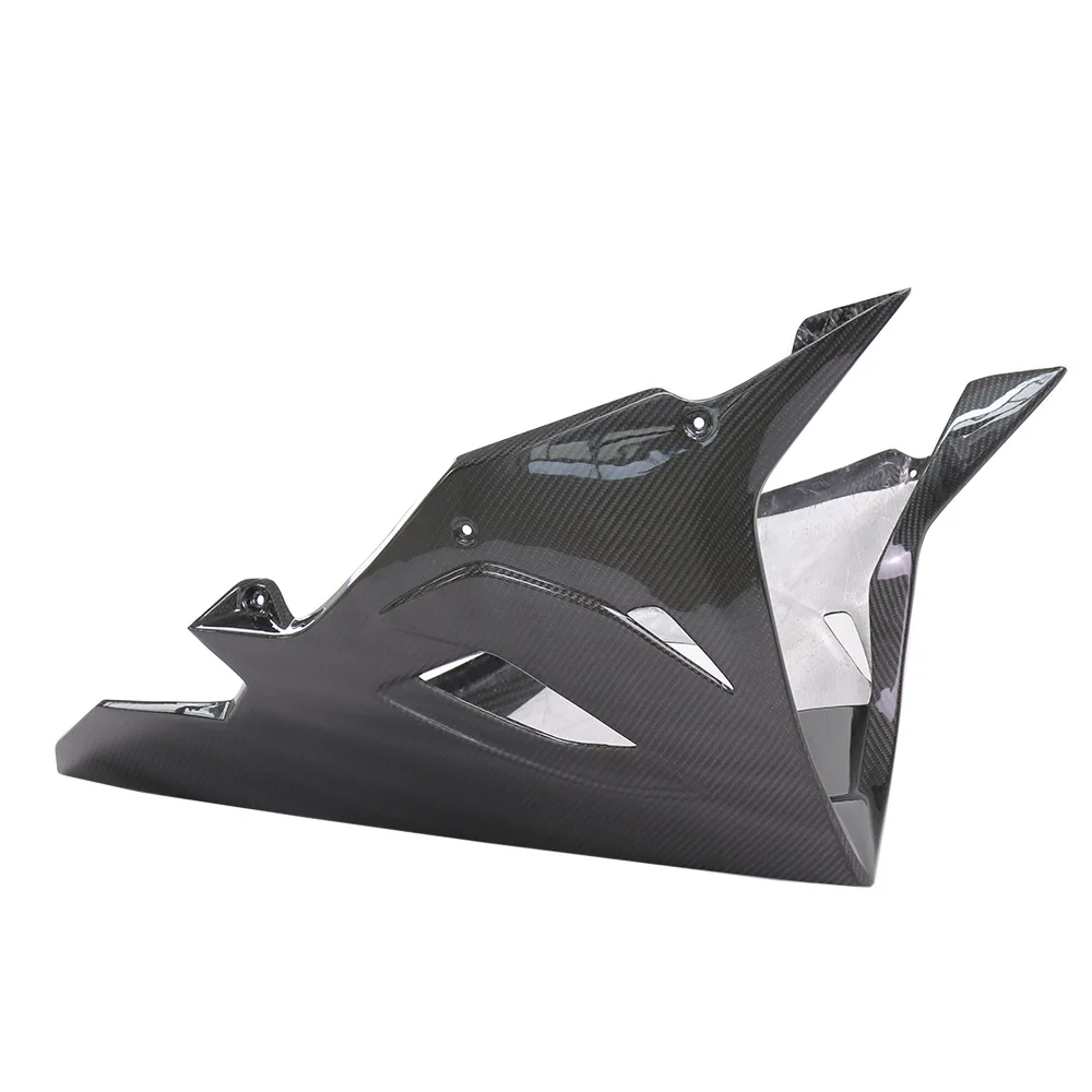 For BMW S1000RR 2019 2020 2021 2022 M1000RR 2021 2022 Modified Carbon Fiber Lower Diffuser Large Surround Belly Pan Racing view 4