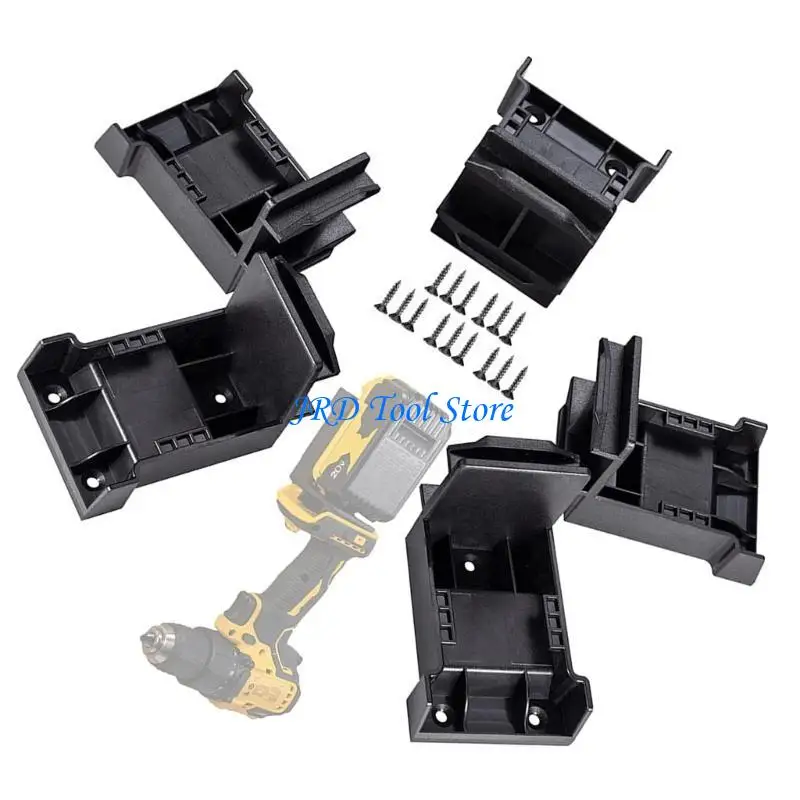 

A2UD 5Pcs Wall Mount Battery Holder For Battery Dock Holder Battery Storage Fixing