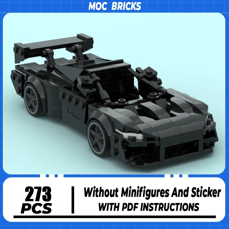 

Champion Speed Cars V2 Model Moc Building Bricks Super Sports Car Modular Blocks Gifts Toys For Children DIY Sets Assembly