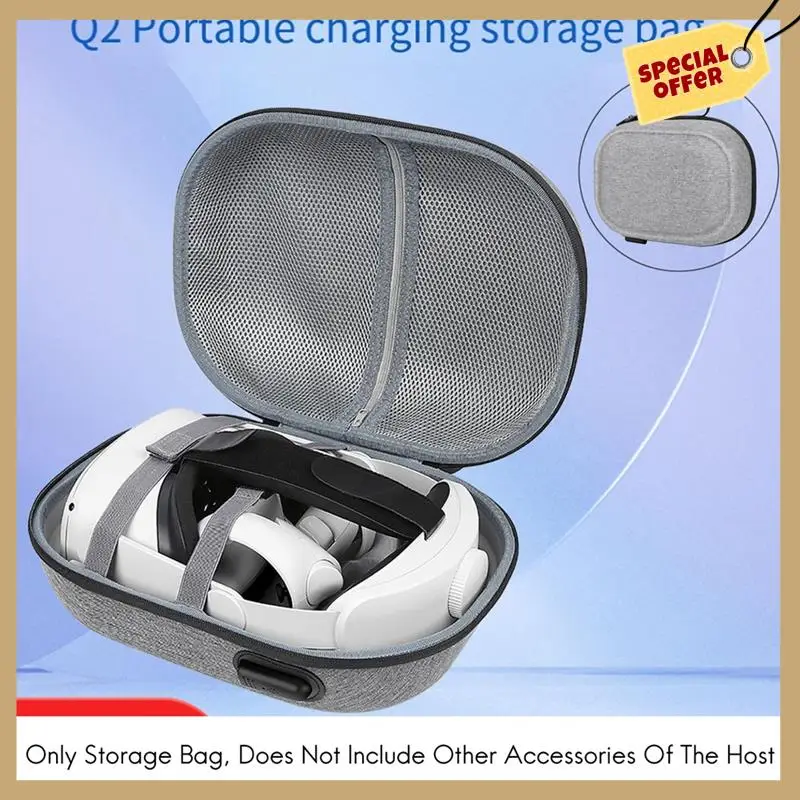 Stable Performance-For Oculus Quest 2 Hard Shell Drop-Proof Storage Bag VR Glasses Portable Multifunctional Eva Storage Case