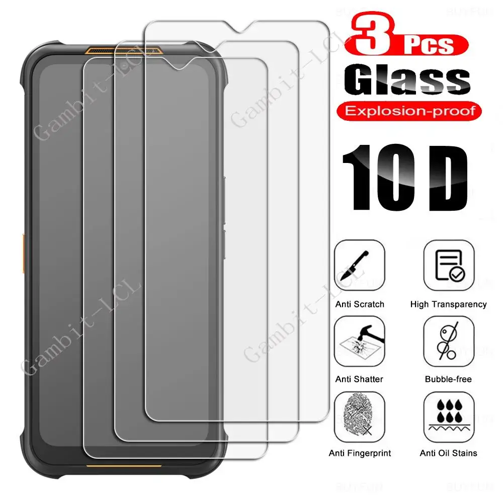 3PCS Tempered Glass For AGM Glory Pro SE G1 5G H3 A10 X5 H2 H5 G1S G2 Guardian H6 Lite Screen Protector Film