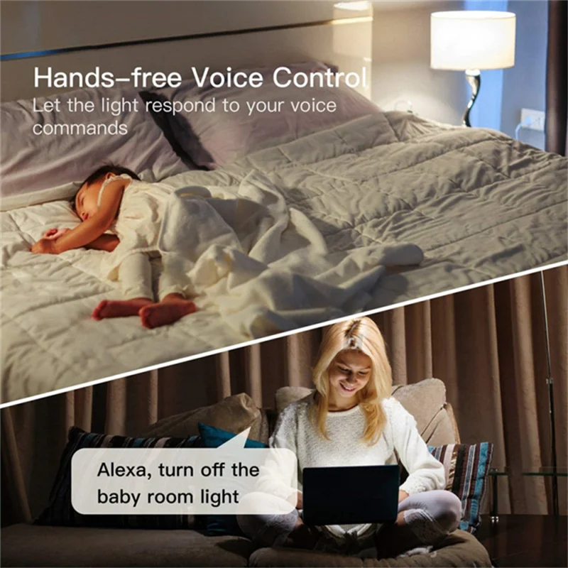 2025 + Wifi Intelligent Dual Socket Switch Plug Dual Socket EU Adapter Tuya Smart Life Monitoring Power Outlets EU Plug