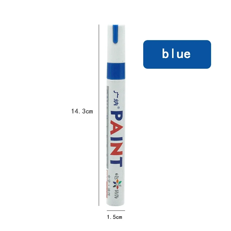 1/12 Stück Farbstift-Farbmarker, wasserfester, ölbasiertes Farbstift-Set für Autoreifen, schnell trocknend und dauerhaft