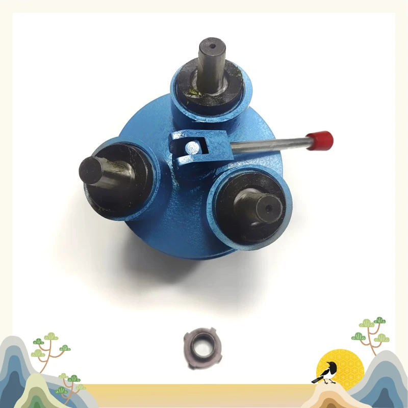Multi Head Bench Drill, Quick Manual Rotation 3 Head Drilling Chamfer Tapping Machine