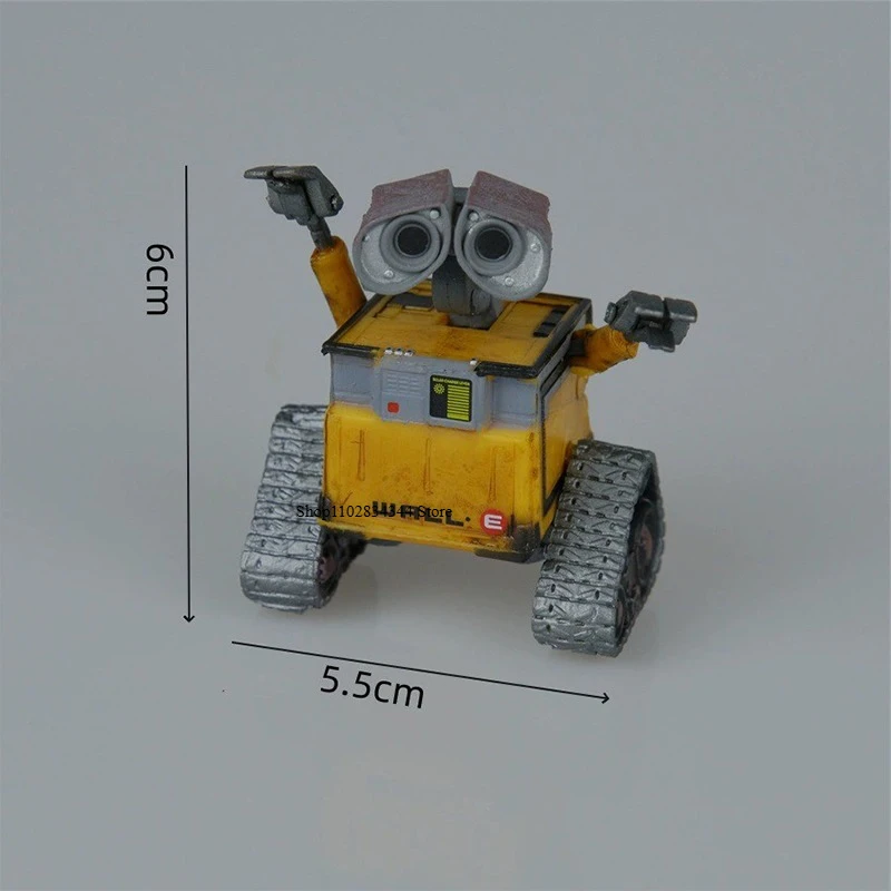 Disney Pixar Wall-E & EVE PVC Action Figure Collectible Model 6cm/10cm Kids Christmas Birthday Gift