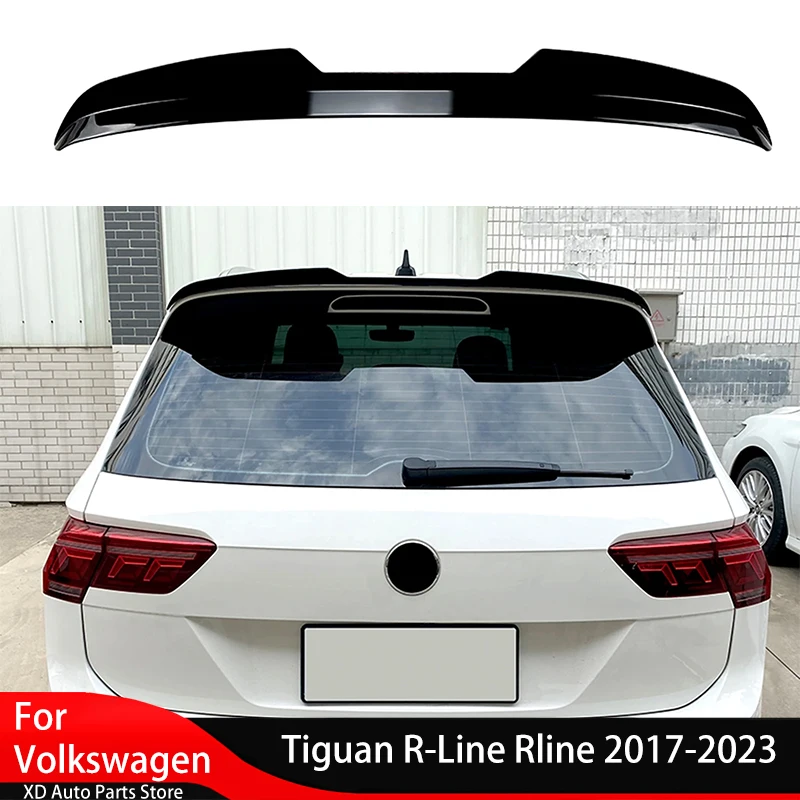 

Rear Roof Spoiler Wing For Volkswagen Tiguan R-Line Rline 2017-2023 Trunk Upper Splitter Lip Rear spoiler diffuser Auto Parts