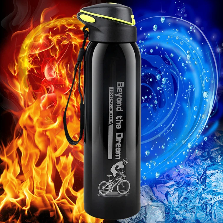 Mountain Bike Bicycle Water Bottle Kettle Cycling Thermos Warm Keeping Water Cup Sports Bottle 500ml Aluminum Alloy 0.5L