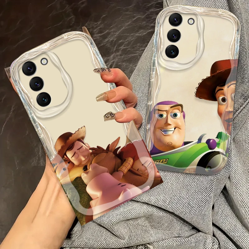 Disney Toy Story Cover For S21 S23 S24 Ultra Plus FE A55 A35 A25 A05S A54 A53 A52 A33 A32 Wave Oil Phone Case