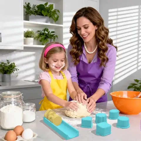 Ensemble de 5 moules à gâteaux Pop avec plateau de 7.87 pouces, ovale 3D en forme de cœur et de nuage carré, moules de cuisson pour la cuisson à domicile