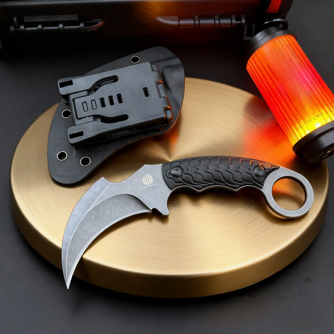 

Нож STRIDER для кемпинга, приключений, экстренных ситуаций и активного отдыха, оснащенный тактическим ножом с ножнами K и функцией резки лески