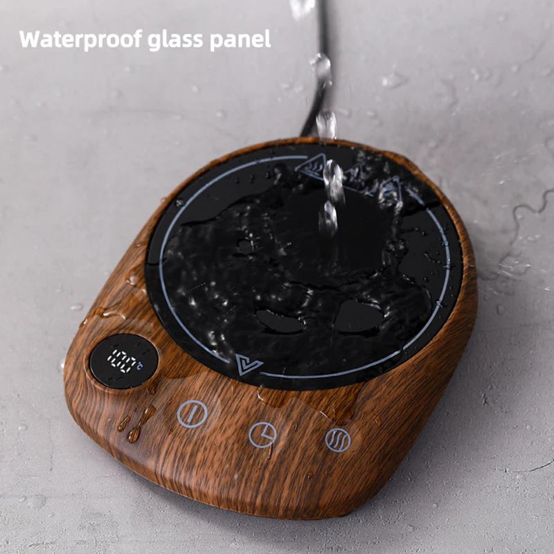 100 ° Chauffe-tasse C chauffe-tasse à café chauffe-thé chaud dessous de verre 5 vitesses température chauffe-tasse café lait thé coussin chauffant 220V